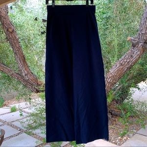 Banana Republic Wide Leg Pants Navy Blue - M